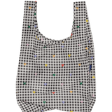 Bolsa Baggu Estándar Reciclada Gingham Hearts - ECRU