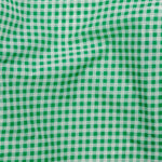 Bolsa Baggu Estándar Reciclada Green Gingham - ECRU