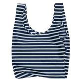 Bolsa Baggu Estándar Reciclada Navy Stripe - ECRU