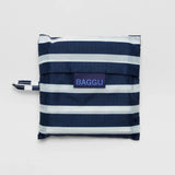 Bolsa Baggu Estándar Reciclada Navy Stripe - ECRU