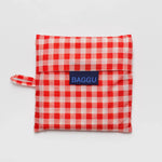 Bolsa Baggu Estándar Reciclada Red Gingham - ECRU