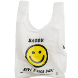 Bolsa Baggu Estándar Reciclada Thank You Happy - ECRU