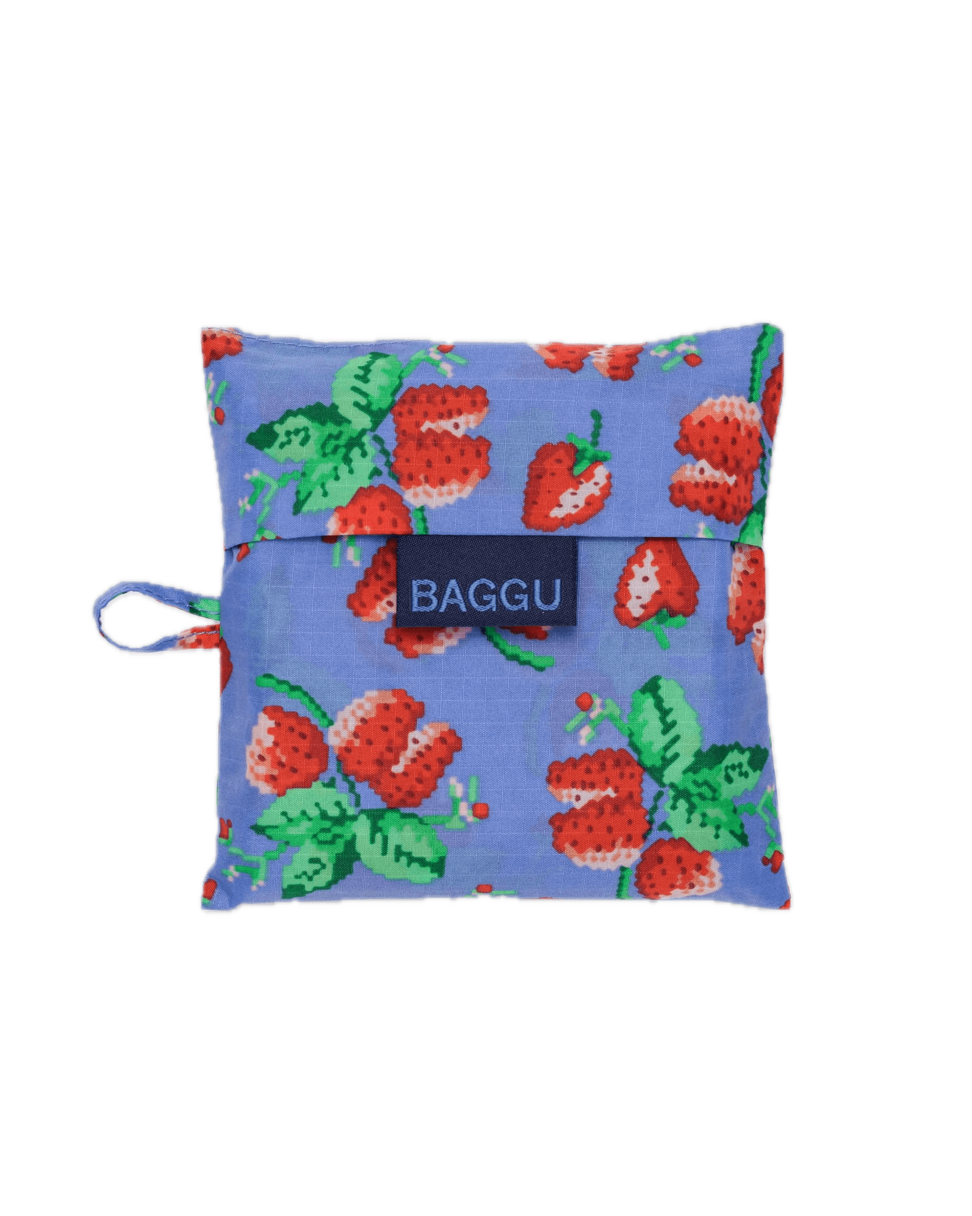 Bolsa Baggu Estándar Reciclada Wild Strawberries - ECRU