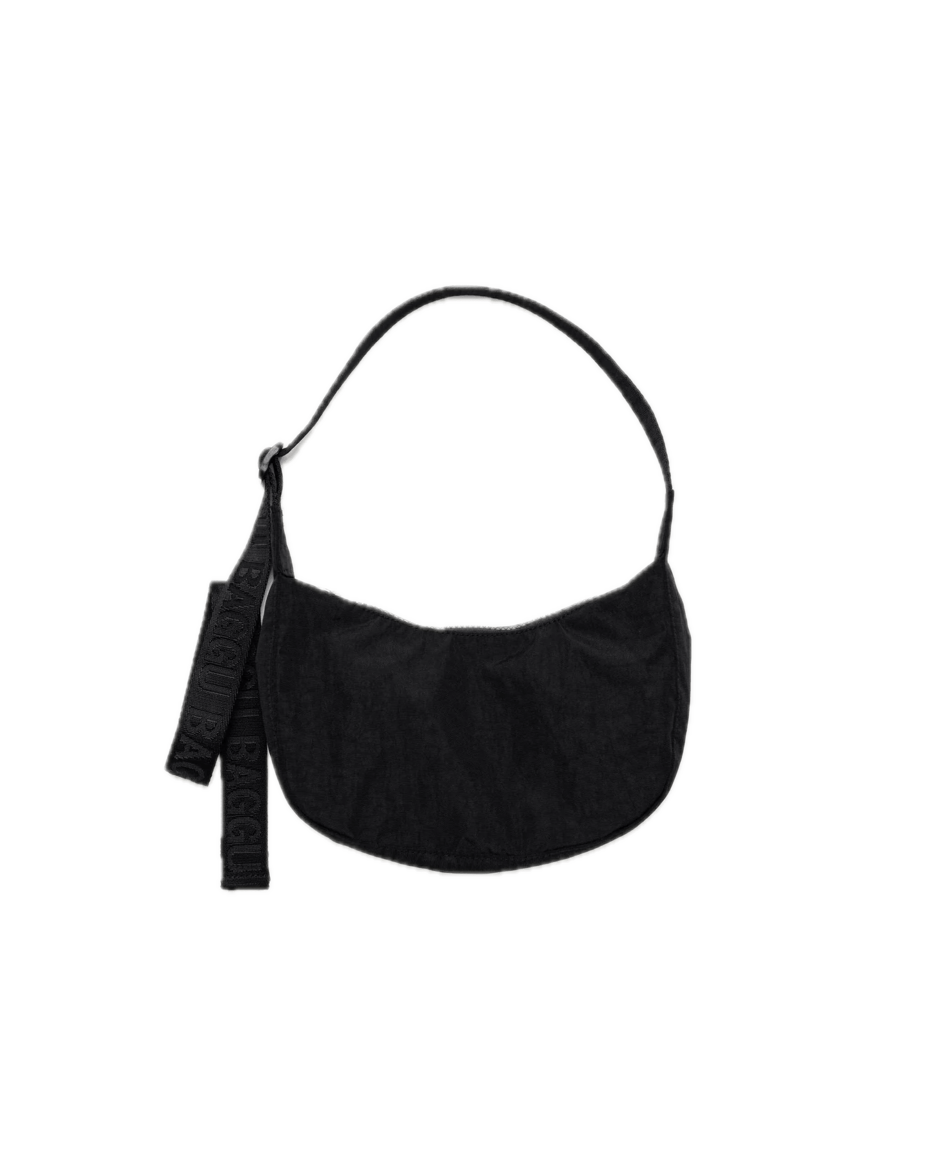 Bolso Baggu Small Nylon Crescent Black - ECRU