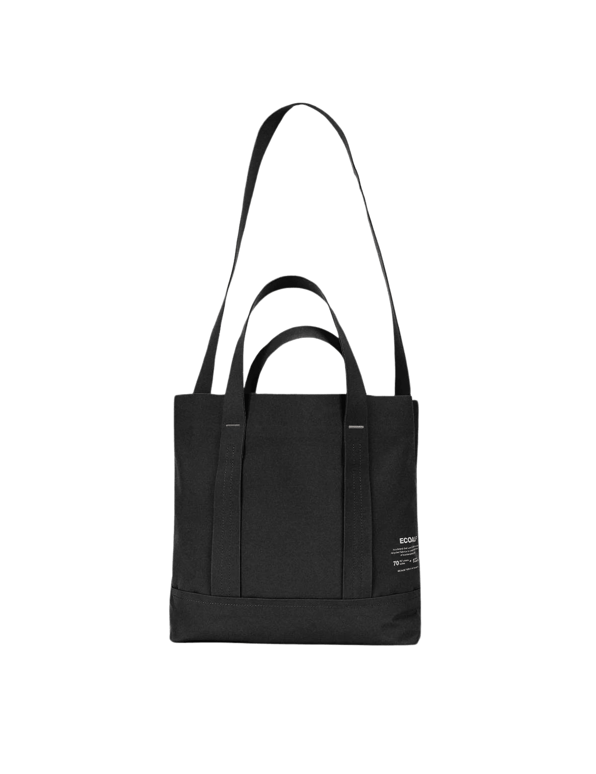 Bolso ECOALF Bonded Shopper M Negro - ECRU