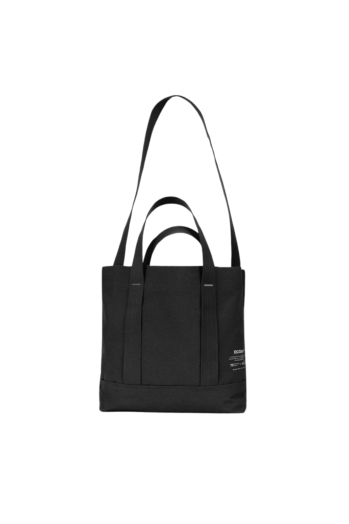 Bolso ECOALF Bonded Shopper M Negro - ECRU