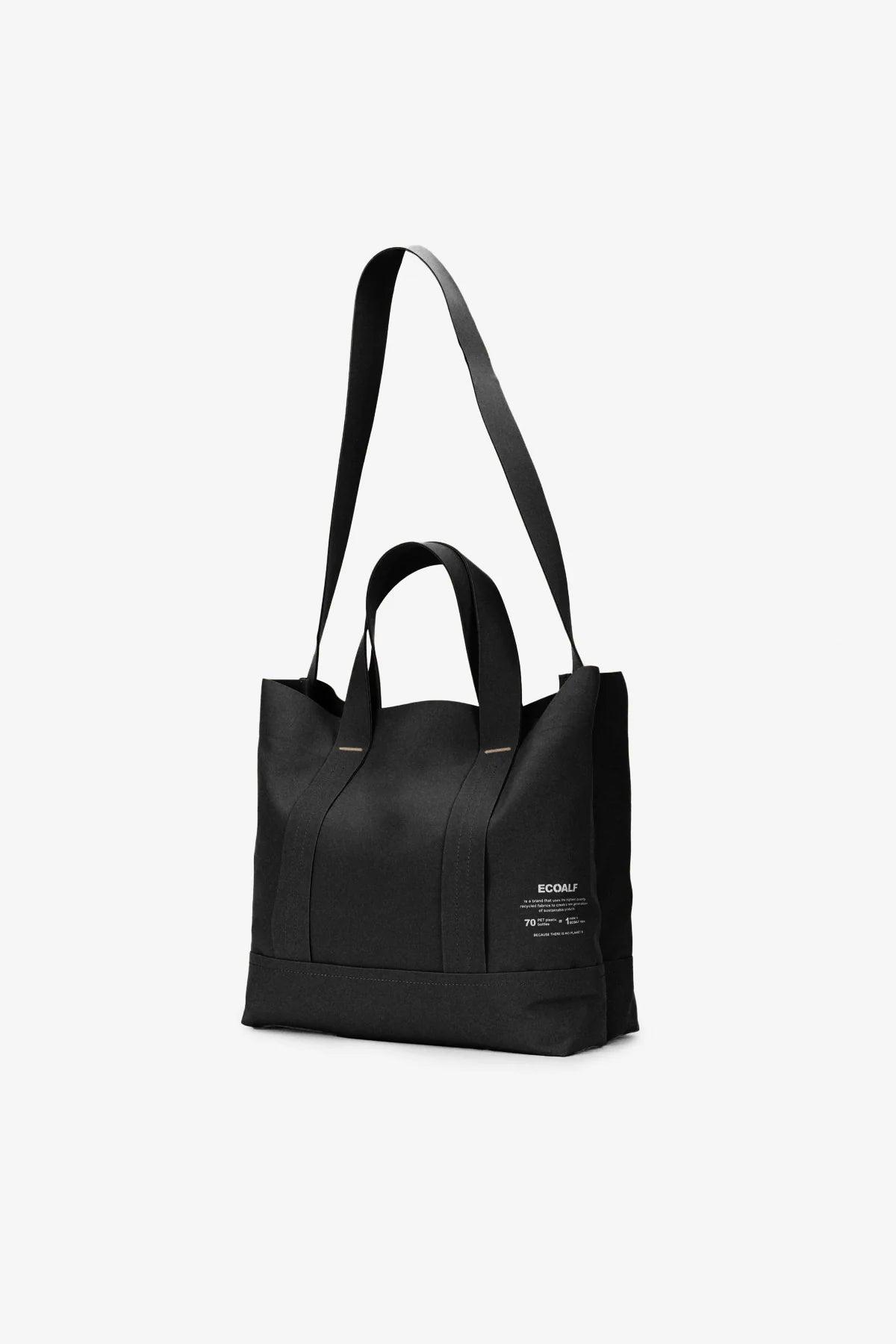 Bolso ECOALF Bonded Shopper M Negro - ECRU