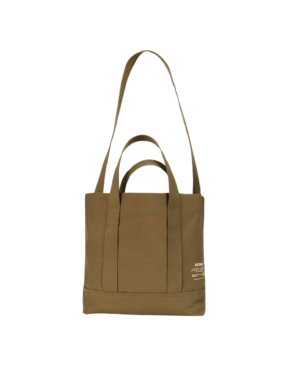 Bolso ECOALF Bonded Shopper M Verde - ECRU