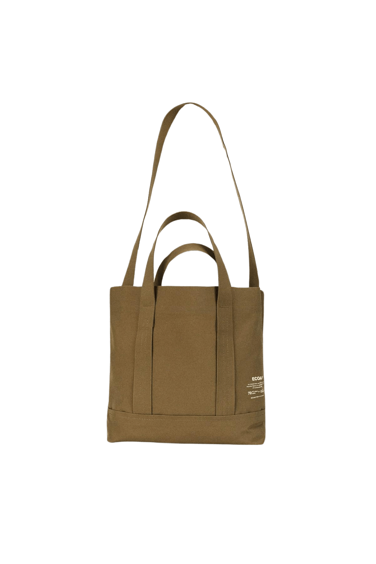 Bolso ECOALF Bonded Shopper M Verde - ECRU