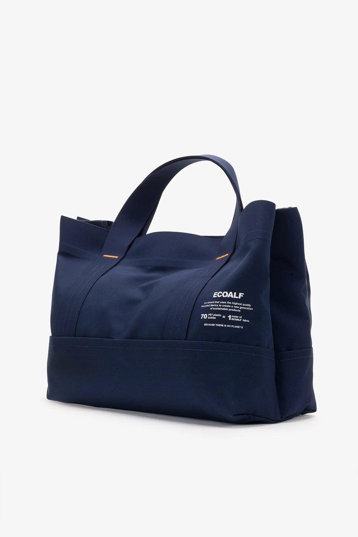 Bolso ECOALF Bonded Tote Azul - ECRU