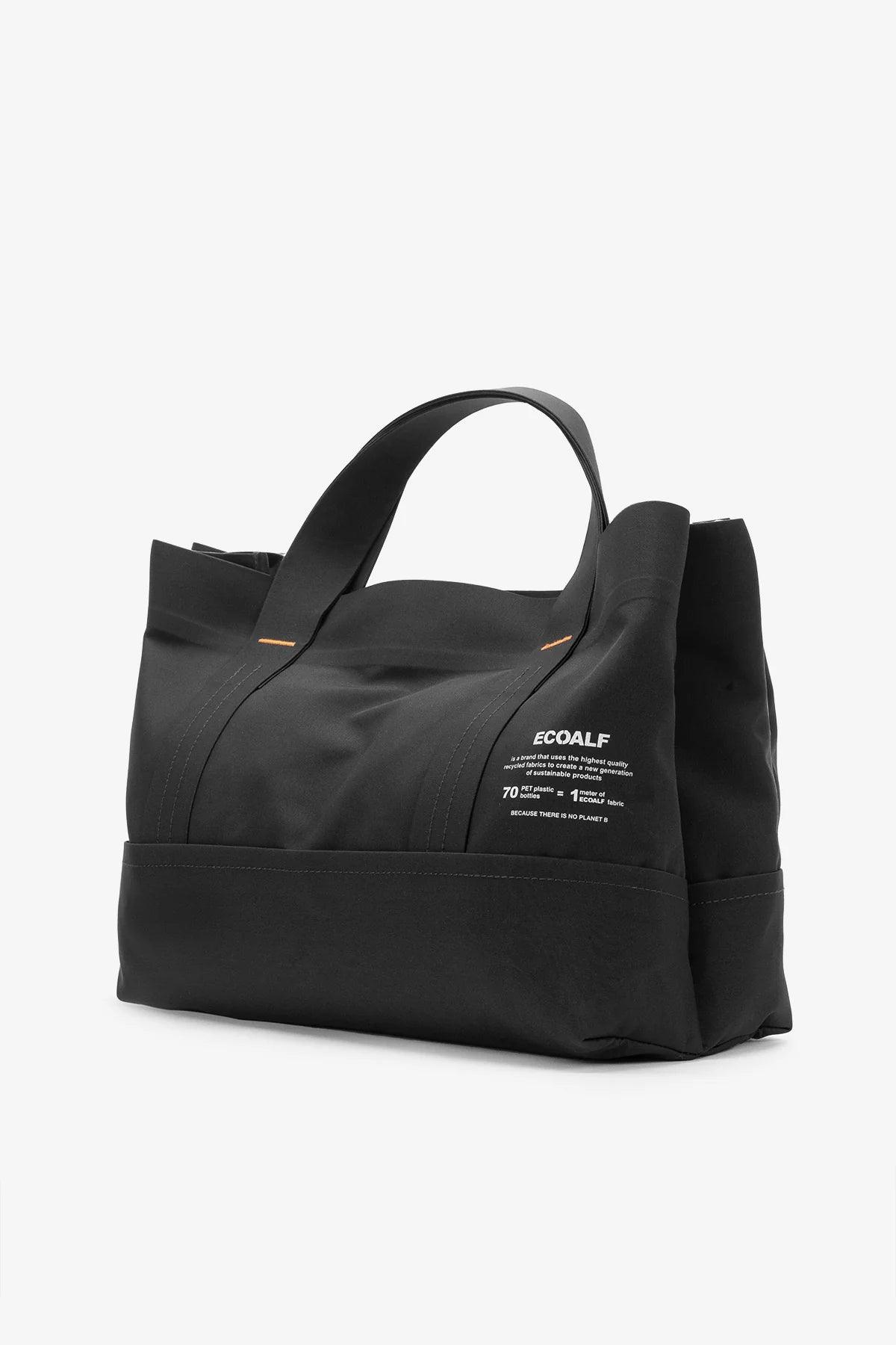 Bolso ECOALF Bonded Tote Negro - ECRU