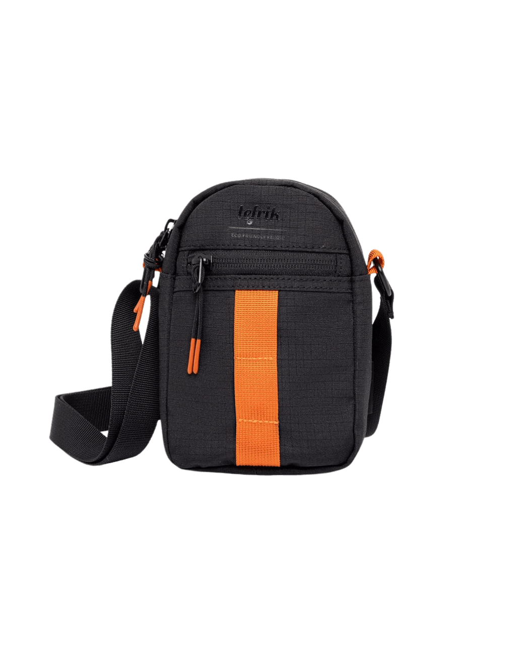 Bolso Lefrik Jan Side Bag Vandra Black Ripstop - ECRU