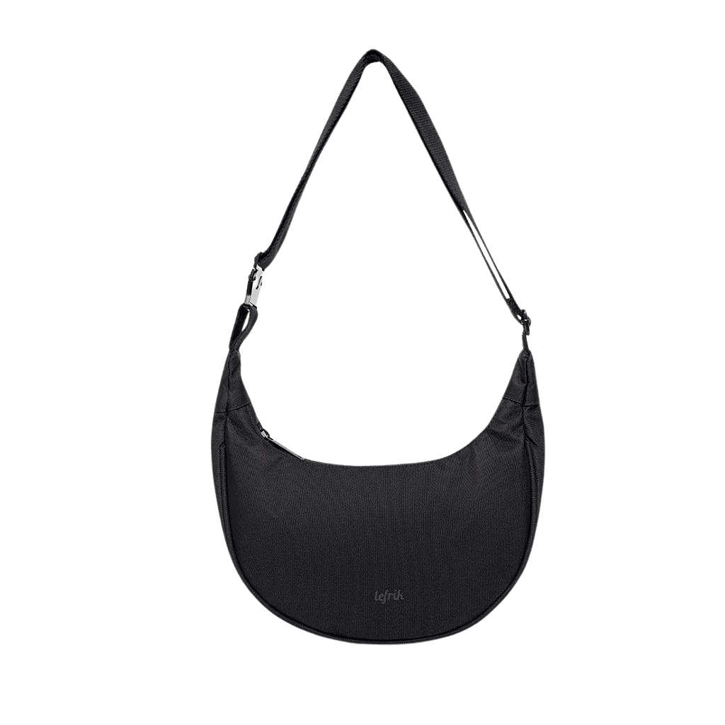 Bolso Lefrik Lua Black Stripes - ECRU