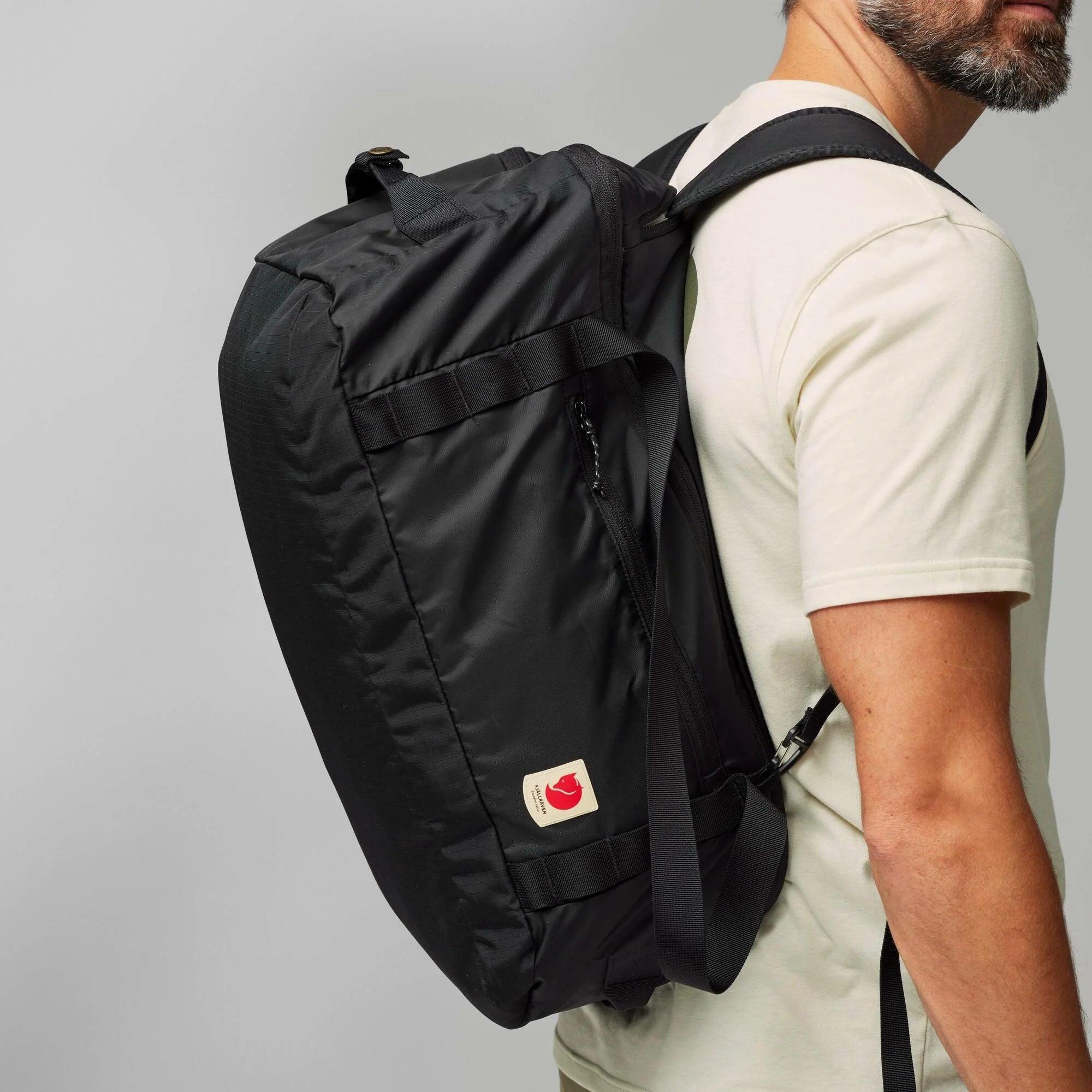 Bolso Mochila Fjallraven Duffel High Coast 36 Black - ECRU