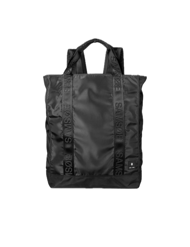 Bolso Mochila Samsøe Samsøe Luis Tote Rucksack 14853 Black - ECRU