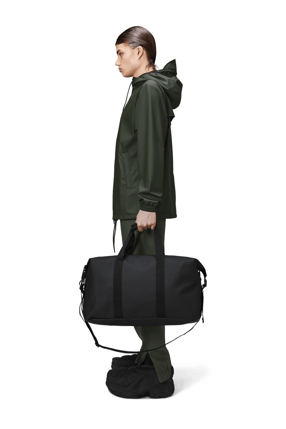 Bolso Rains Hilo Weekend Bag Black - ECRU