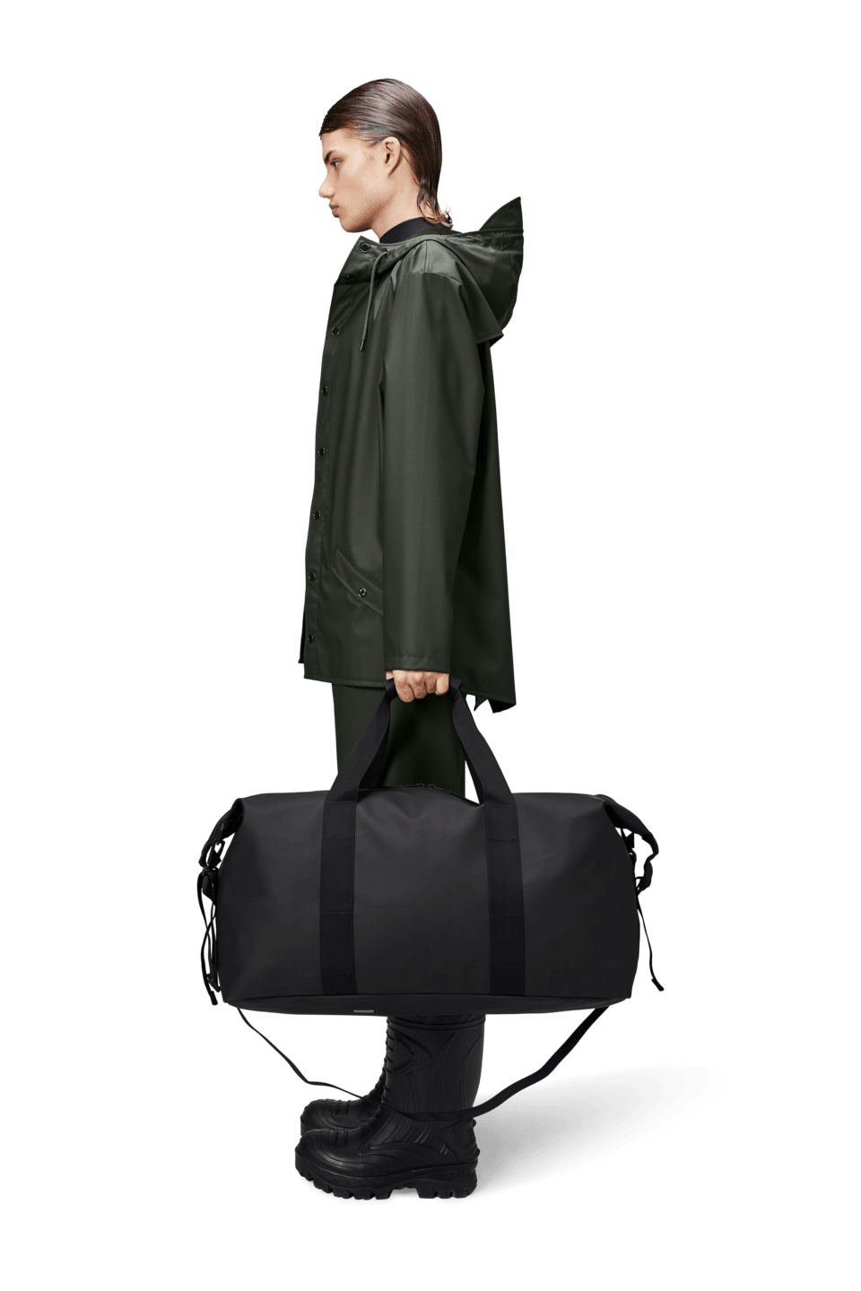 Bolso Rains Hilo Weekend Large Bag Black - ECRU