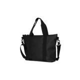 Bolso Rains Tote Bag Micro Black - ECRU