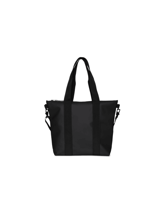 Bolso Rains Tote Bag Mini Black - ECRU