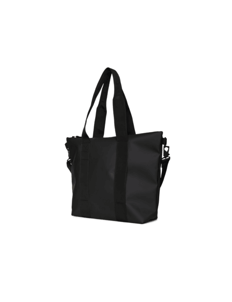 Bolso Rains Tote Bag Mini Black - ECRU