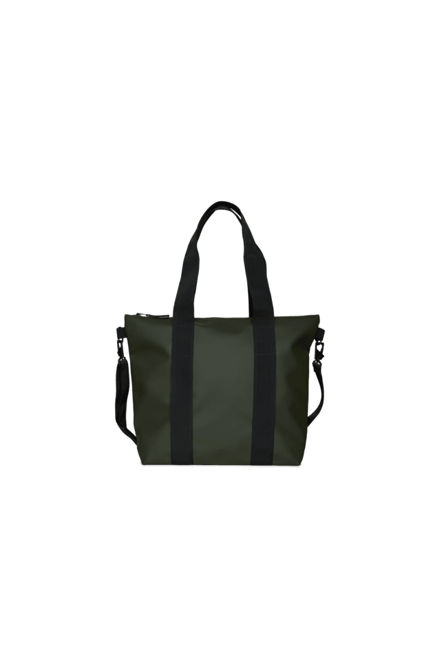 Bolso Rains Tote Bag Mini Green - ECRU