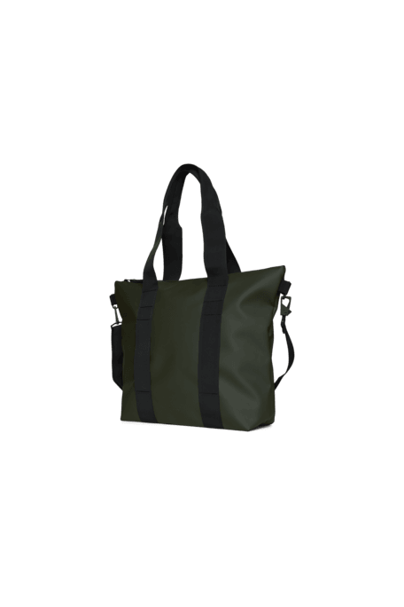 Bolso Rains Tote Bag Mini Green - ECRU