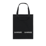 Bolso Shopper Samsøe Samsøe Salucca shopper 15110 Black Moon - ECRU