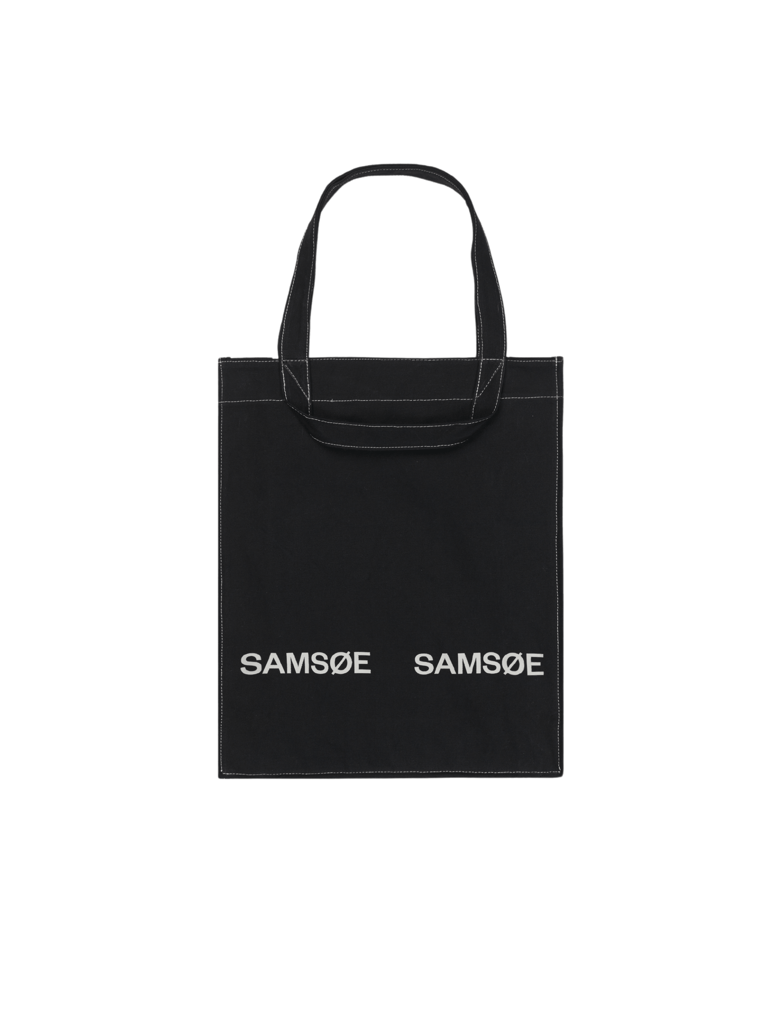 Bolso Shopper Samsøe Samsøe Salucca shopper 15110 Black Moon - ECRU