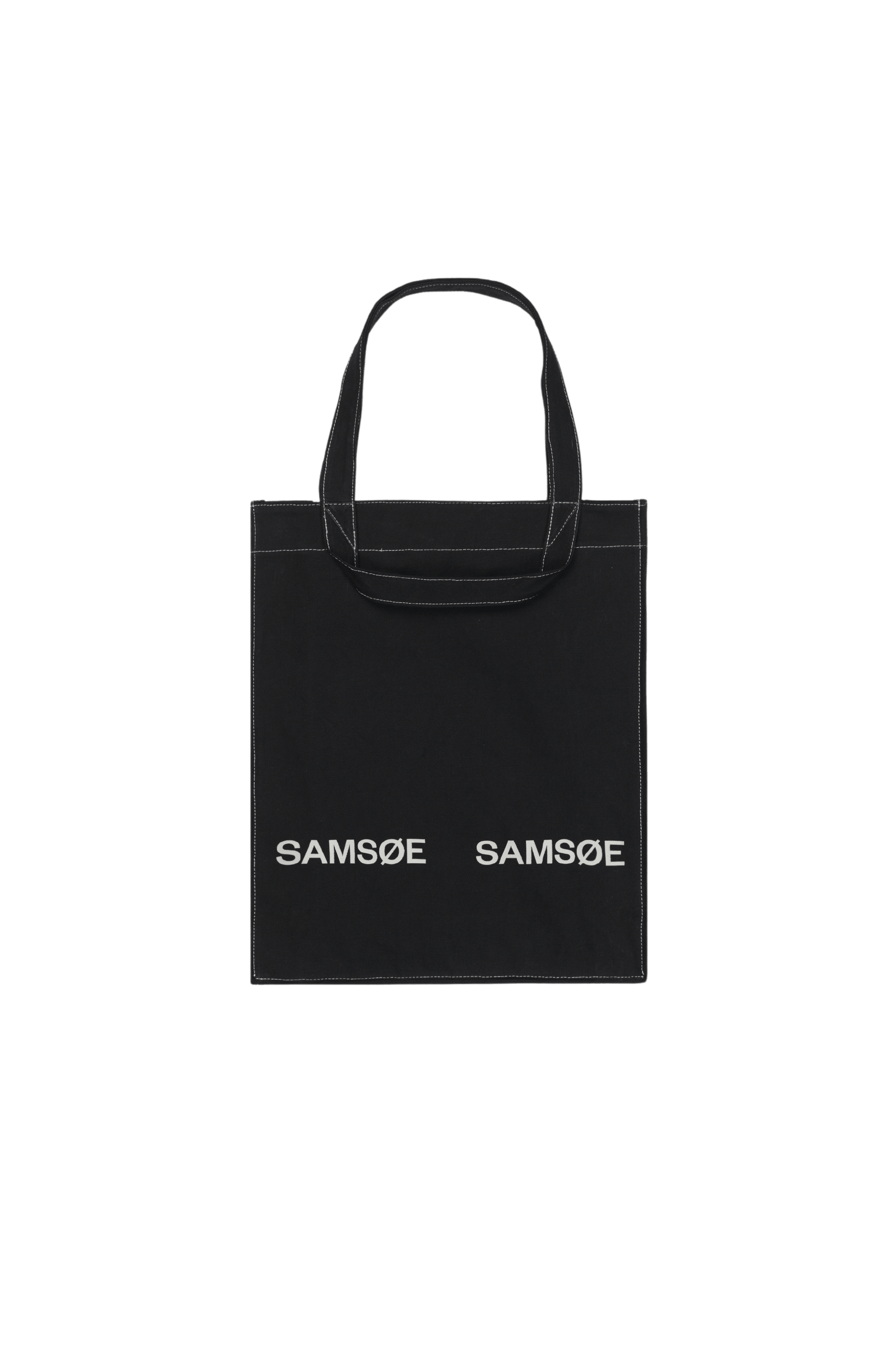 Bolso Shopper Samsøe Samsøe Salucca shopper 15110 Black Moon - ECRU