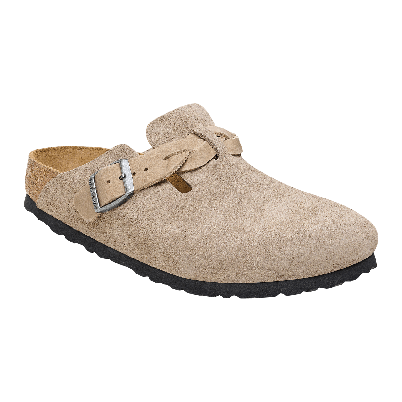 Boston Birkenstock Braided Taupe - ECRU