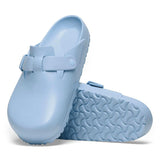 Boston Birkenstock EVA Dusty Blue - ECRU