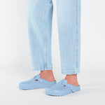 Boston Birkenstock EVA Dusty Blue - ECRU