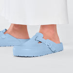 Boston Birkenstock EVA Dusty Blue - ECRU