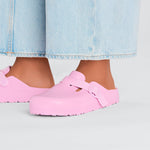 Boston Birkenstock EVA Fondant Pink - ECRU