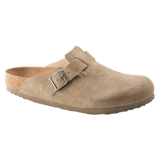 Boston Birkenstock Versión Vegana Microfibra Desert Dust Gray Taupe - ECRU