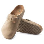 Boston Birkenstock Versión Vegana Microfibra Desert Dust Gray Taupe - ECRU