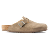 Boston Birkenstock Versión Vegana Microfibra Desert Dust Gray Taupe - ECRU