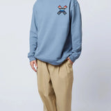 BLUE BANANA Crew Classic Sky Blue Sweatshirt 