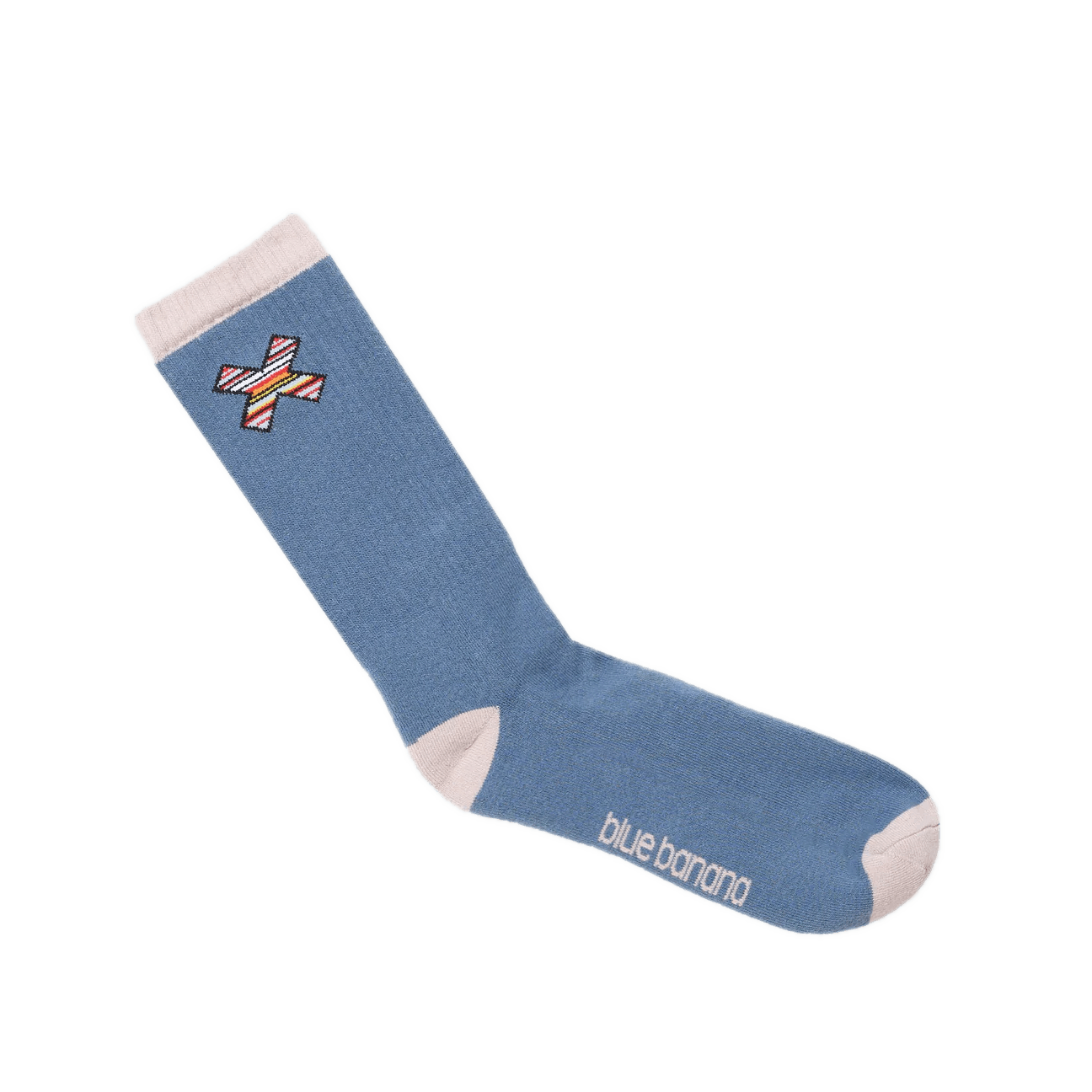 Calcetines Blue Banana Classic Sky Blue - ECRU