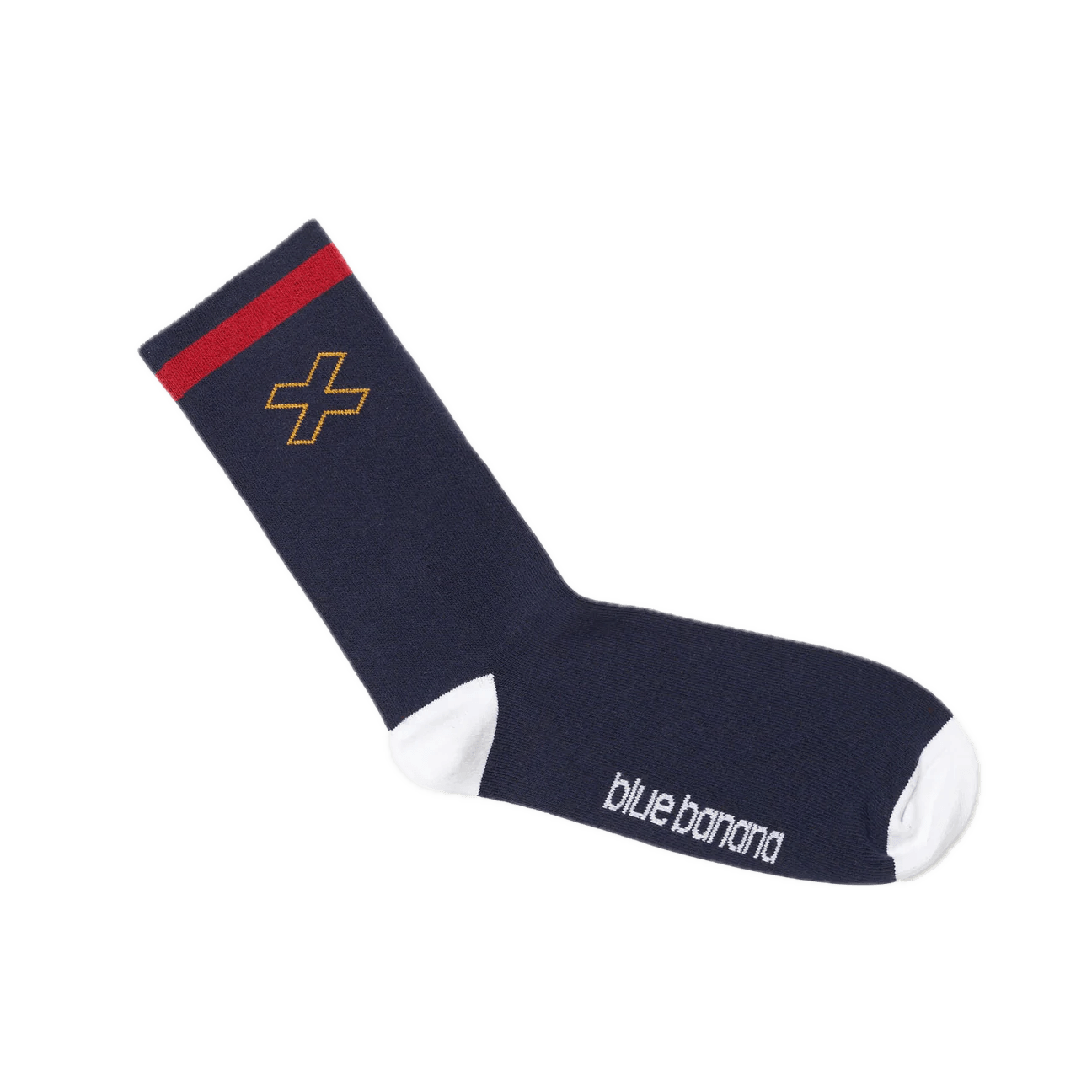 Calcetines Blue Banana Reef Navy - ECRU