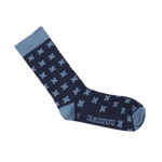 Calcetines Blue Banana Tropic Navy - ECRU