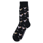 Calcetines Dedicated Sigtuna Cocktail Black - ECRU