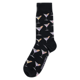 Calcetines Dedicated Sigtuna Cocktail Black - ECRU