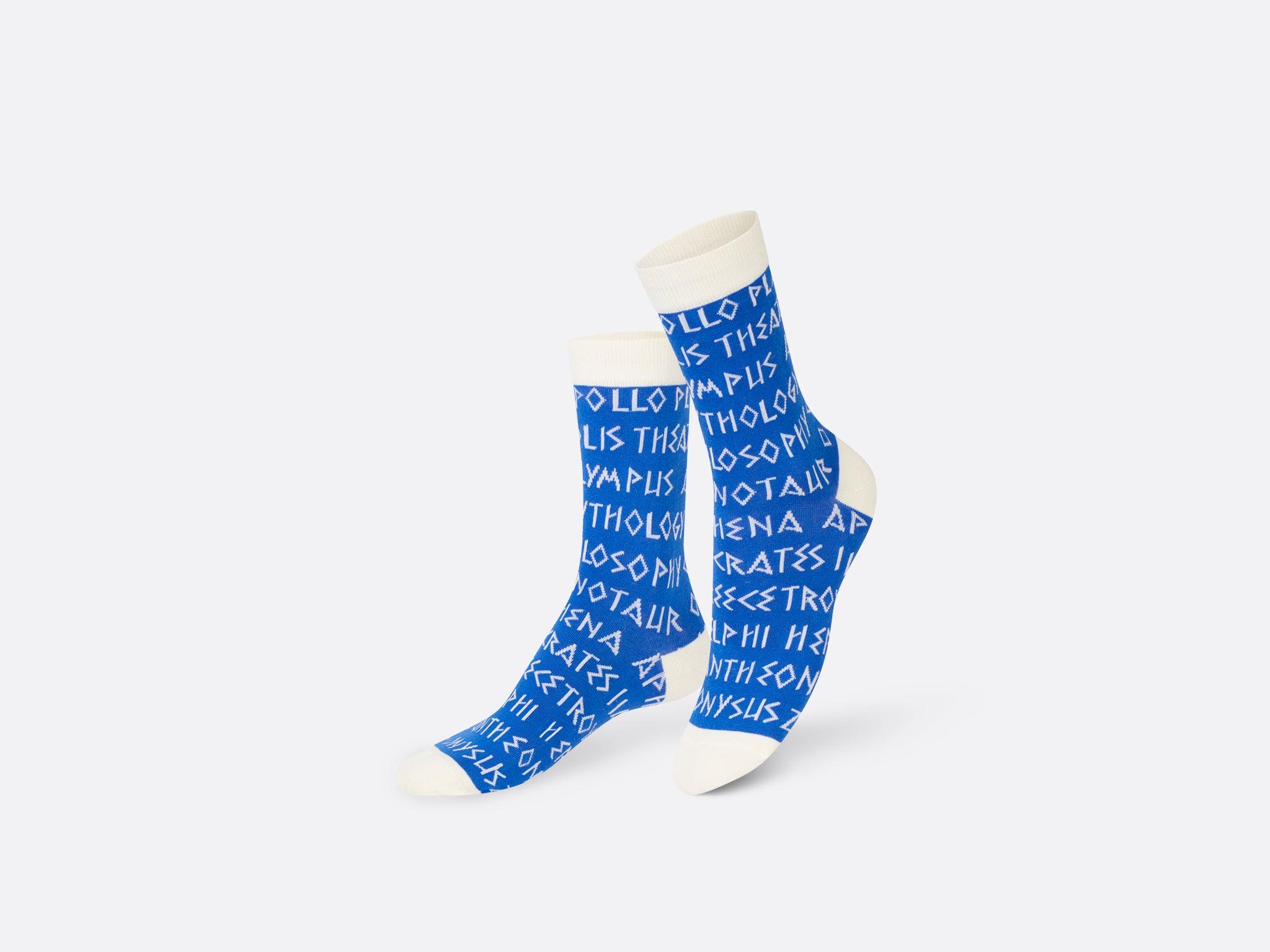 Calcetines Eat My Socks Ancient Greece 2 Pares - ECRU