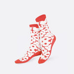 Calcetines Eat My Socks Flower Power Red - ECRU