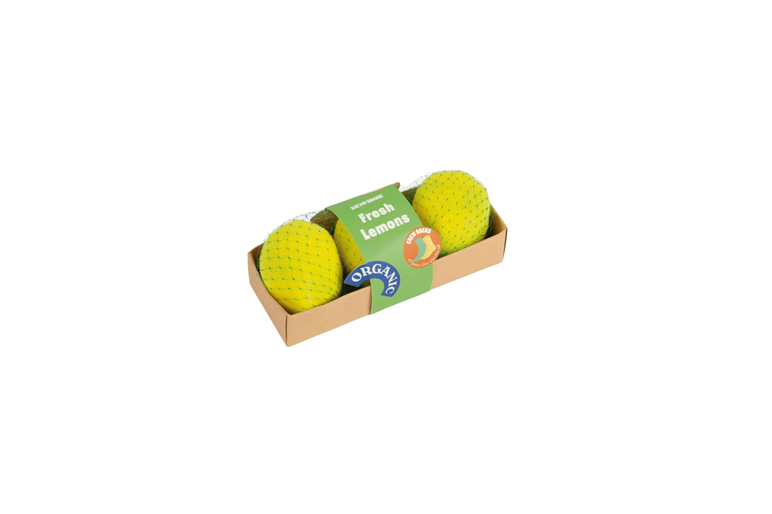 Calcetines Eat My Socks Fresh Lemons Pack de 2 - ECRU