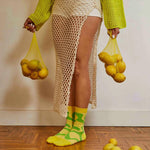 Calcetines Eat My Socks Fresh Lemons Pack de 2 - ECRU