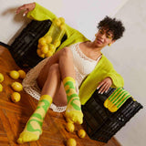 Calcetines Eat My Socks Fresh Lemons Pack de 2 - ECRU