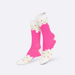 Calcetines Eat My Socks Frozen Pop Strawberry - ECRU