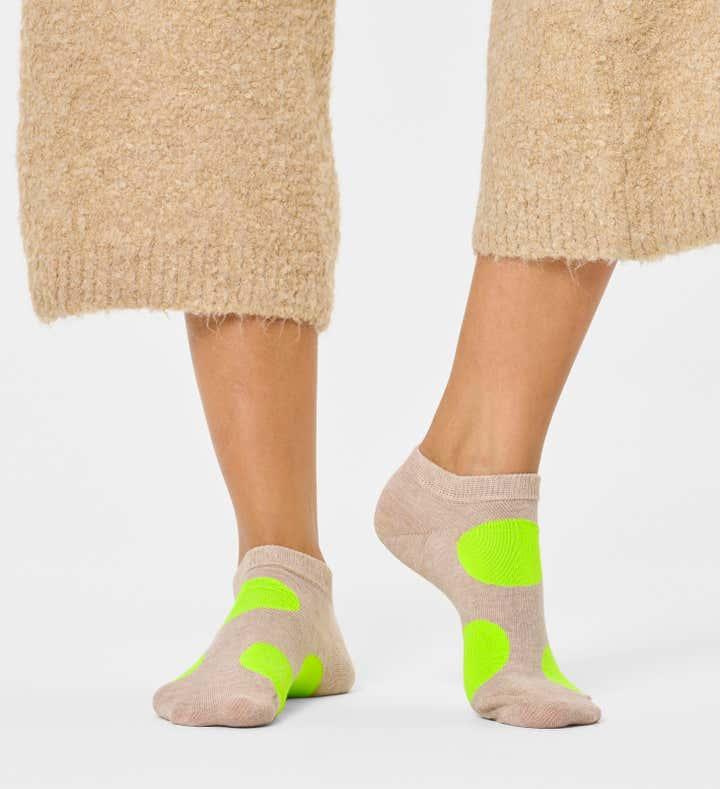 Calcetines Happy Socks Beige Jumbo Low - ECRU
